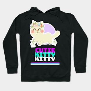 Kitty Cat Cutie- Cute Kitty- Cat Lover Hoodie